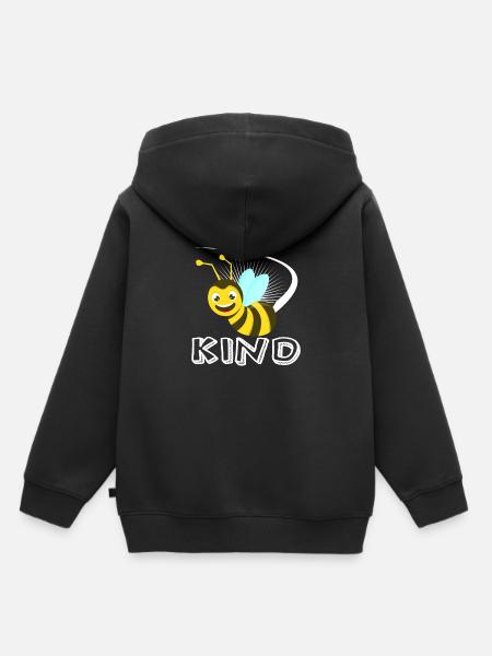 Anti-Bullying - Kinder Premium Organic Hoodie - Schwarz