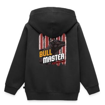 bull - Kids Premium Organic Hoodie - black - Back - AI Model Kid Male (0cm)