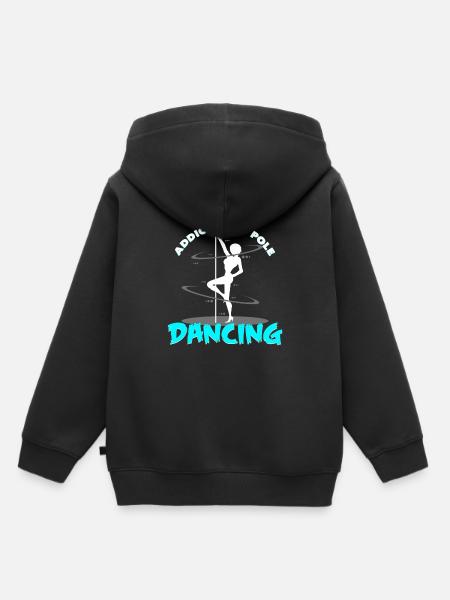 Pole Dance - Kinder Premium Organic Hoodie - Schwarz