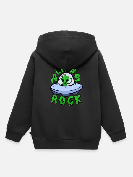 Alien - Kinder Premium Organic Hoodie - Schwarz