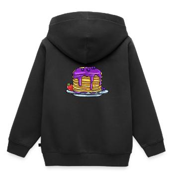 Pancake pancake pancake gift - Kids Premium Organic Hoodie - black - Back - AI Model Kid Male (0cm)