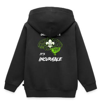 scout scout - Sweat Premium à capuche enfant bio - noir - Dos - AI Model Kid Male (0cm)