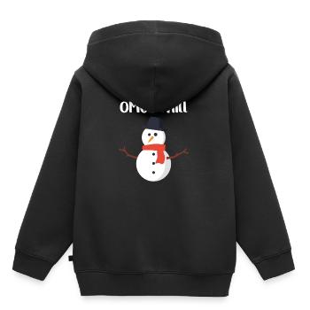 OMG Chill cadeau pour Chill People - Sweat Premium à capuche enfant bio - noir - Dos - AI Model Kid Male (0cm)