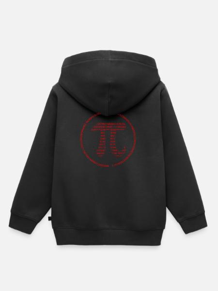 Pi - Pi Day - rot - Kinder Premium Organic Hoodie - Schwarz