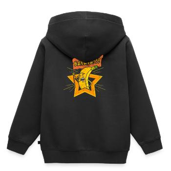 Banana - Banana Riot - Kids Premium Organic Hoodie - black - Back - AI Model Kid Male (0cm)