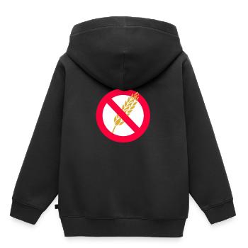 Kein Weizen-Passahfest-jüdisches Feier-Geschenk - Kinder Premium Organic Hoodie - Schwarz - Hinten - AI Model Kid Male (0cm)