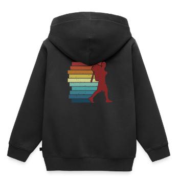 Randonnée Trekking Randonnées Randonnées Randonnées - Sweat Premium à capuche enfant bio - noir - Dos - AI Model Kid Male (0cm)