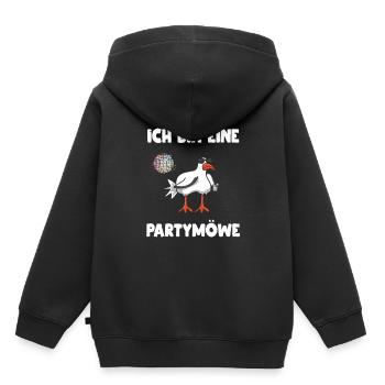 Feiern gehen Diskothek - Kinder Premium Organic Hoodie - Schwarz - Hinten - AI Model Kid Male (0cm)