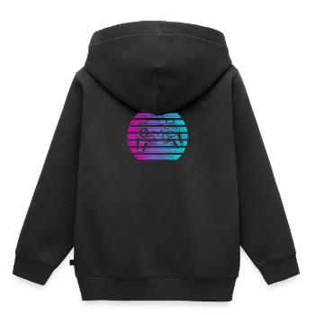 Gamer Gamer Gamer Gamer Team Duo Console cadeau - Sweat Premium à capuche enfant bio - noir - Dos - AI Model Kid Male (0cm)