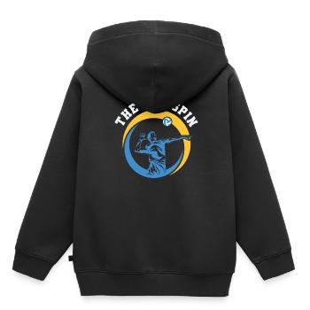 Volleyball Beach Volleyball - Kids Premium Organic Hoodie - black - Back - AI Model Kid Male (0cm)