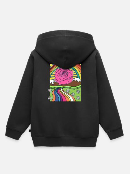 Rose Roses Rose Garden Gardener - Kids Premium Organic Hoodie - black