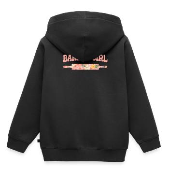 Bäcker Backen Konditor - Kinder Premium Organic Hoodie - Schwarz - Hinten - AI Model Kid Male (0cm)