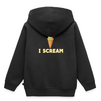 Papagei - Kinder Premium Organic Hoodie - Schwarz - Hinten - AI Model Kid Male (0cm)