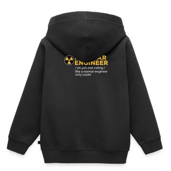 Physicien physicien - Sweat Premium à capuche enfant bio - noir - Dos - AI Model Kid Male (0cm)