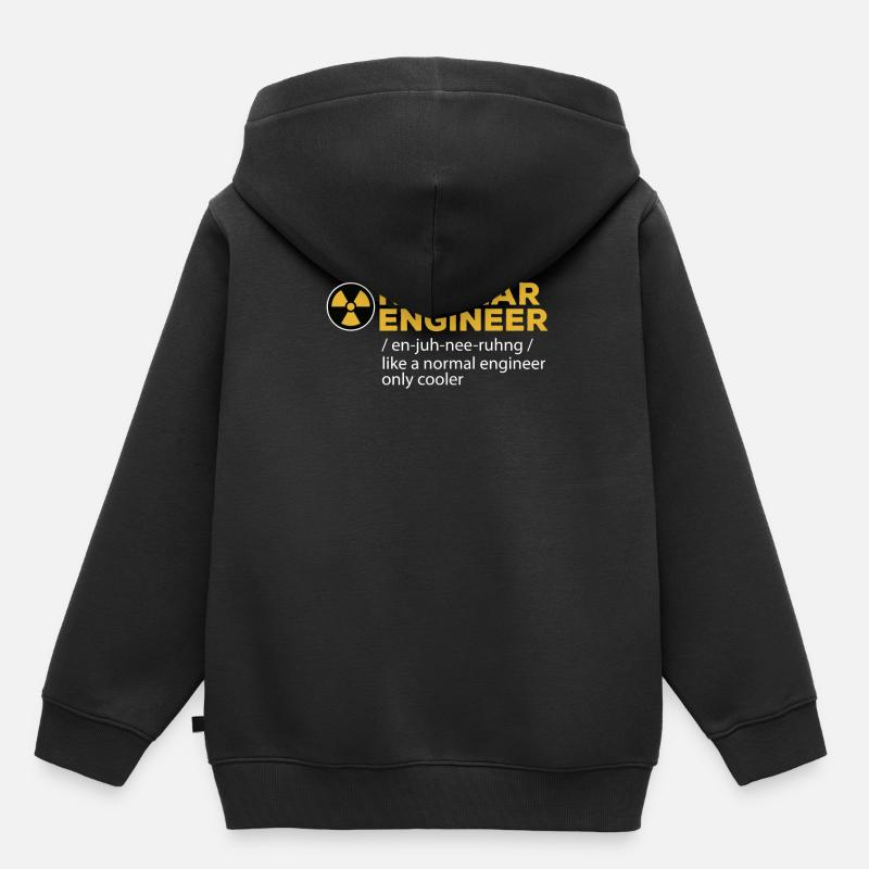 Physicien physicien - Sweat Premium à capuche enfant bio - noir