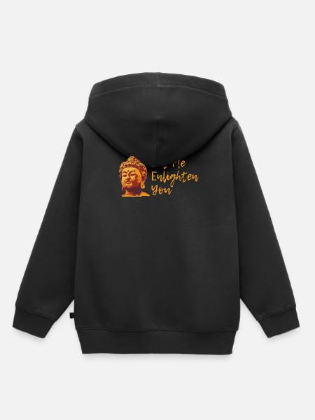 Buddha Buddhist Buddhismus - Kinder Premium Organic Hoodie - Schwarz