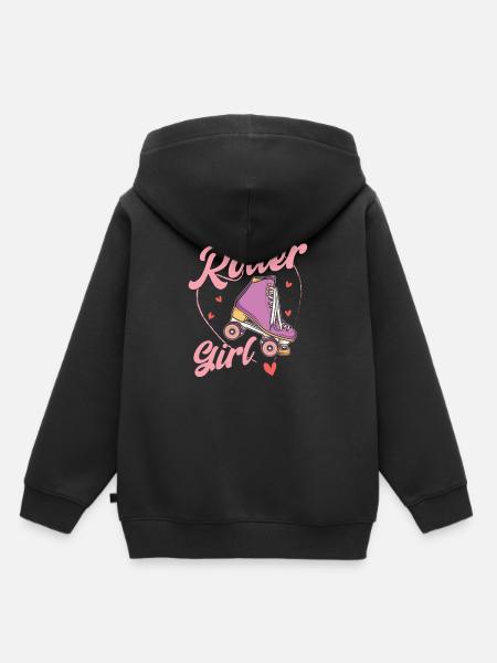 Rollschuhe Laufen Roller Skates - Kinder Premium Organic Hoodie - Schwarz