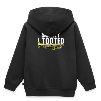 Jazz - Sweat Premium à capuche enfant bio - noir - Dos - AI Model Kid Male (0cm)