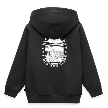 Gold Mining Gold Mine - Kids Premium Organic Hoodie - black - Back - AI Model Kid Male (0cm)