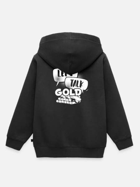 Goldbergbau Goldmine - Kinder Premium Organic Hoodie - Schwarz