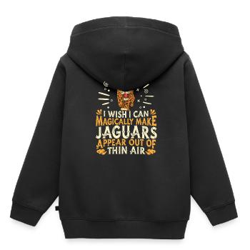 Jaguar - Sweat Premium à capuche enfant bio - noir - Dos - AI Model Kid Male (0cm)