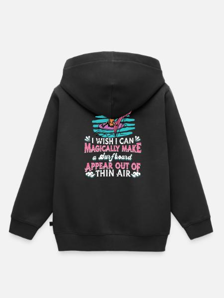 Windsurfing Windsurfen - Kinder Premium Organic Hoodie - Schwarz