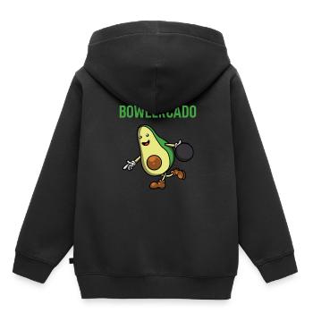 Bowling - Kinder Premium Organic Hoodie - Schwarz - Hinten - AI Model Kid Male (0cm)