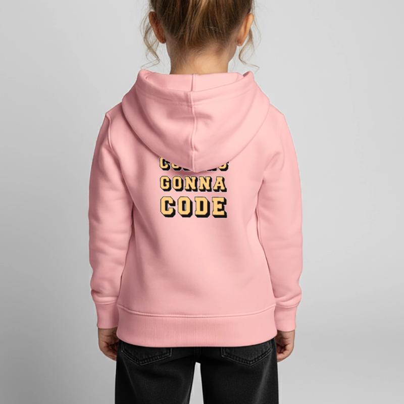 Programmer Coder Software Developer Kids Premium Organic Hoodie