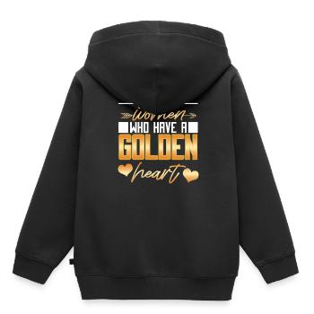 Gold Mining Gold Mine - Kids Premium Organic Hoodie - black - Back - AI Model Kid Male (0cm)