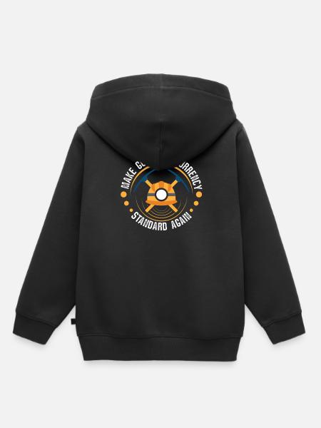 Goldbergbau Goldmine - Kinder Premium Organic Hoodie - Schwarz
