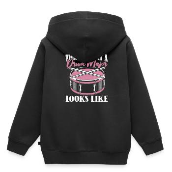 Spielmannszug Fanfarenzug Drums Drummers - Kids Premium Organic Hoodie - black - Back - AI Model Kid Male (0cm)