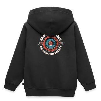 Tir à l’arc Flèche Tir à l’arc Tir à l’arc - Sweat Premium à capuche enfant bio - noir - Dos - AI Model Kid Male (0cm)