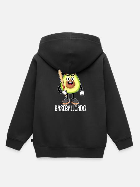 Baseball - Kinder Premium Organic Hoodie - Schwarz