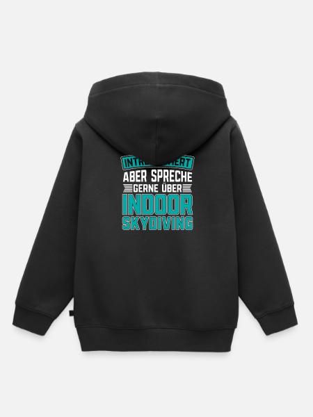 Indoor-Skydiving - Kinder Premium Organic Hoodie - Schwarz