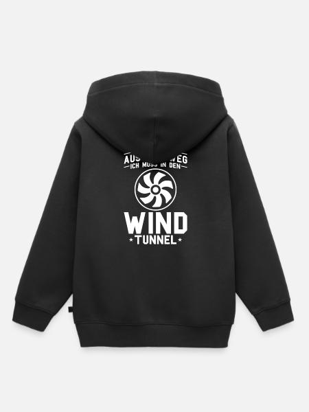 Indoor-Skydiving - Kinder Premium Organic Hoodie - Schwarz