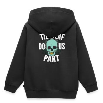 Tontechniker Sound Audio Engineer - Kinder Premium Organic Hoodie - Schwarz - Hinten - AI Model Kid Male (0cm)
