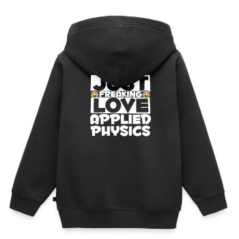 Physicien physicien - Sweat Premium à capuche enfant bio - noir - Dos - AI Model Kid Male (0cm)