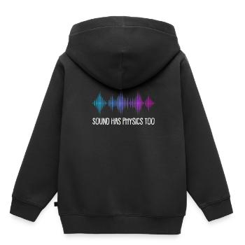Physicien physicien - Sweat Premium à capuche enfant bio - noir - Dos - AI Model Kid Male (0cm)