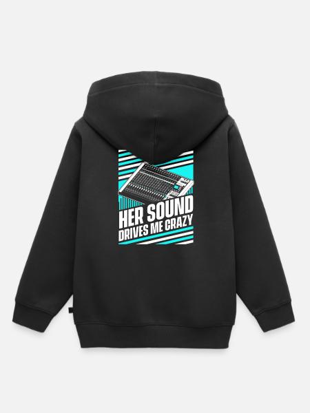 Tontechniker Sound Audio Engineer - Kinder Premium Organic Hoodie - Schwarz