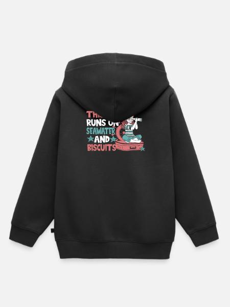 Seglen Segelboot Segler - Kinder Premium Organic Hoodie - Schwarz