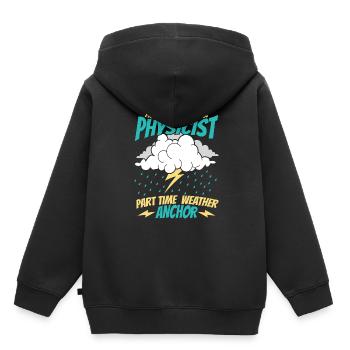 Physicien physicien - Sweat Premium à capuche enfant bio - noir - Dos - AI Model Kid Male (0cm)
