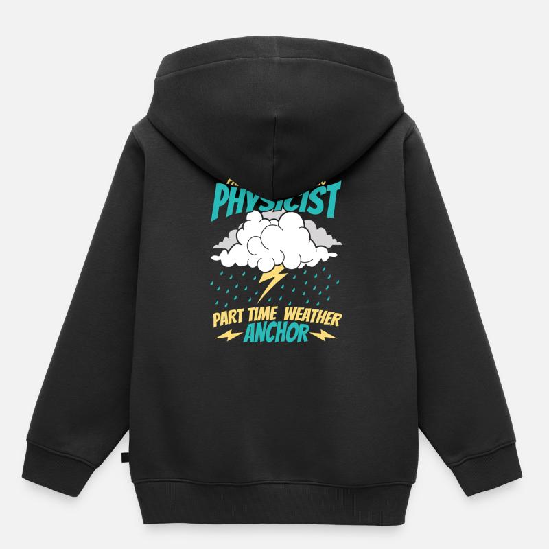 Physicien physicien - Sweat Premium à capuche enfant bio - noir
