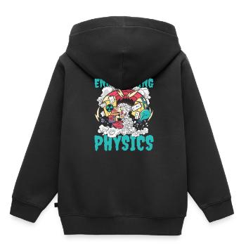 Physicien physicien - Sweat Premium à capuche enfant bio - noir - Dos - AI Model Kid Male (0cm)