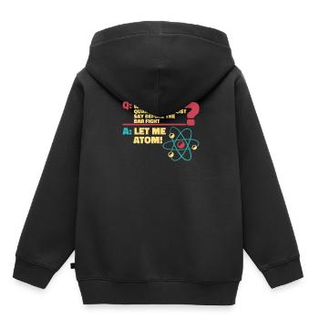 Physicien physicien - Sweat Premium à capuche enfant bio - noir - Dos - AI Model Kid Male (0cm)