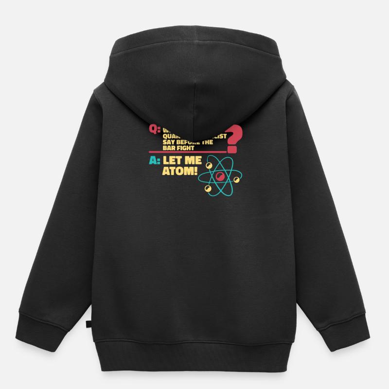 Physicien physicien - Sweat Premium à capuche enfant bio - noir