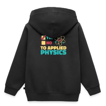 Physicien physicien - Sweat Premium à capuche enfant bio - noir - Dos - AI Model Kid Male (0cm)
