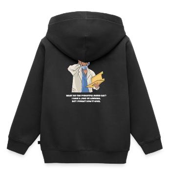 Infirmier - Sweat Premium à capuche enfant bio - noir - Dos - AI Model Kid Male (0cm)