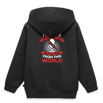 Tontechniker Sound Audio Engineer - Kinder Premium Organic Hoodie - Schwarz - Hinten - AI Model Kid Male (0cm)