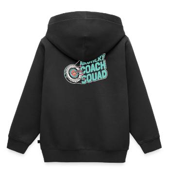 Tir à l’arc Flèche Tir à l’arc Tir à l’arc - Sweat Premium à capuche enfant bio - noir - Dos - AI Model Kid Male (0cm)