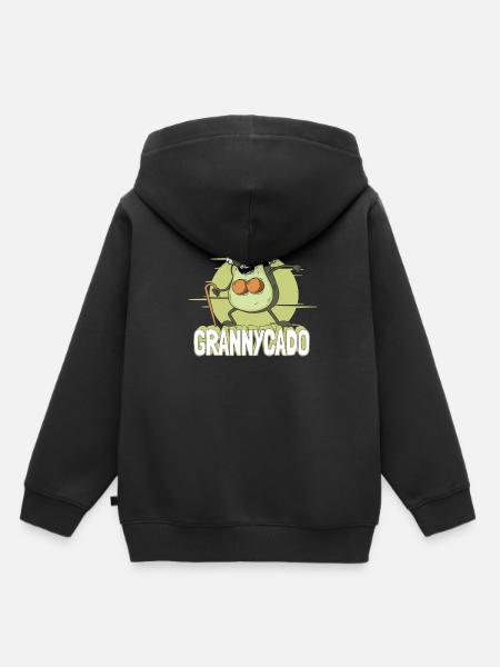 Großmutter Oma Omi - Kinder Premium Organic Hoodie - Schwarz